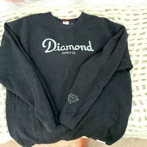 Dark gray Diamond Supply sweatshirt XXL